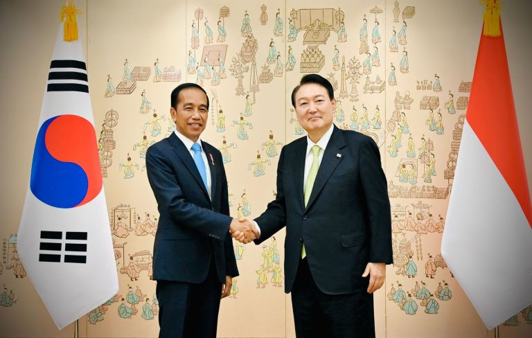 Jokowi in Seoul